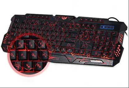 Gaming Keyboard with LED Backlighting