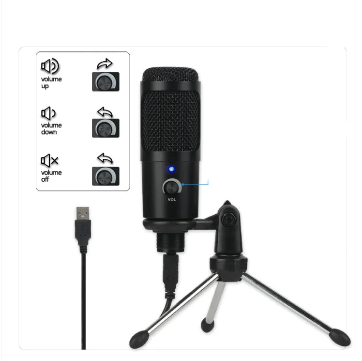 Pro Stream Condenser Mic – Gaming & Live Recording